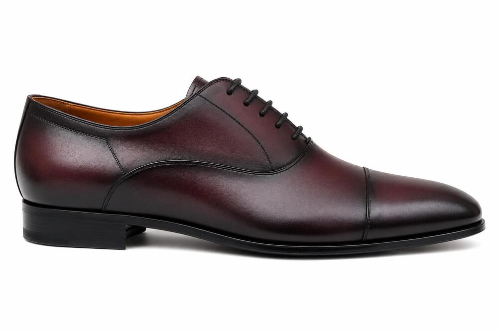 NEW MAGNANNI men's segovia oxford dress shoe in burgundy
